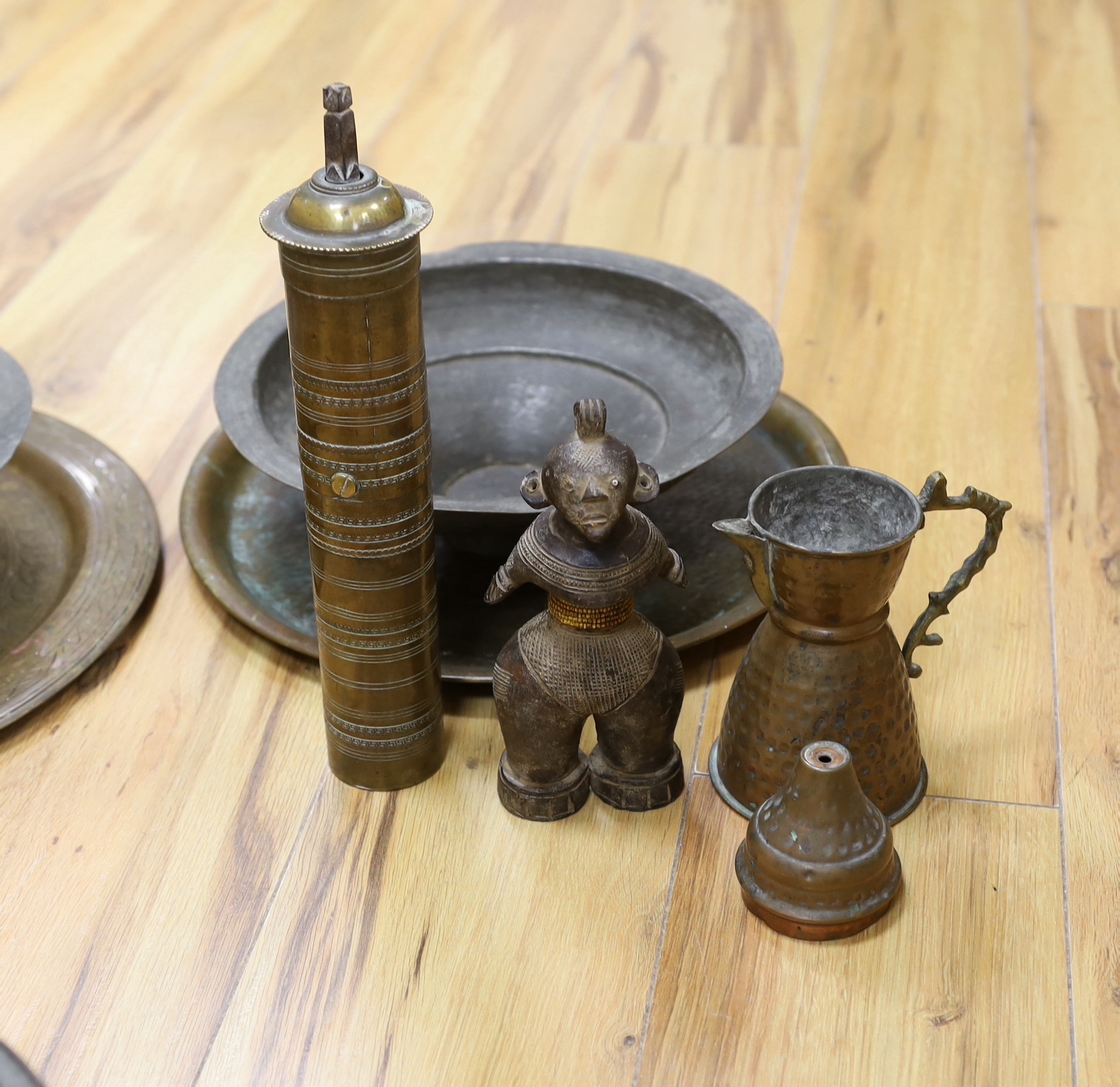 A group of North African metalware